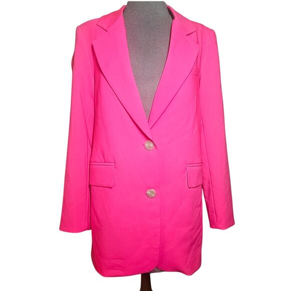 Vince Camuto Pink Blazer Jacket Size 4 - Picture 1 of 4